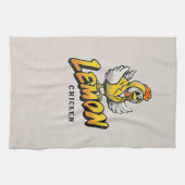 Linge De Cuisine Poulet de citron - Conception de nourriture amusan (Horizontal)