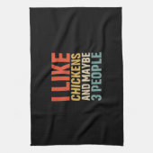 Linge De Cuisine Poulet J'Aime Les Poulets (Vertical)