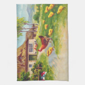 Linge De Cuisine Poulets et oeufs de Pâques (Vertical)