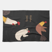 Linge De Cuisine poulets folles ferme moderne monogramme cuisine t (Horizontal)