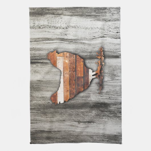 Linge De Cuisine Poulets rustiques (Brown) (Vertical)