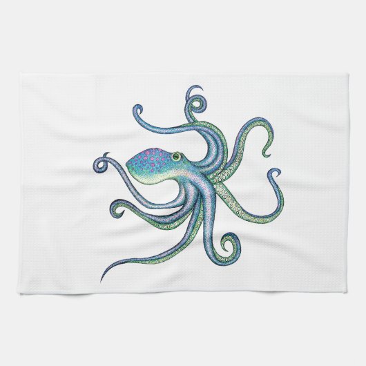 Linge De Cuisine Poulpe (Horizontal)