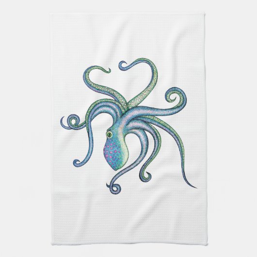 Linge De Cuisine Poulpe (Vertical)