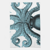 Linge De Cuisine Poulpe dans Teal (Vertical)