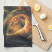 Linge De Cuisine Poulpe de monstre (Quart Plié)