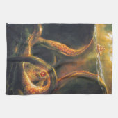 Linge De Cuisine Poulpe de monstre (Horizontal)