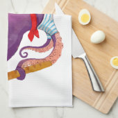 Linge De Cuisine Poulpe français (Quart Plié)