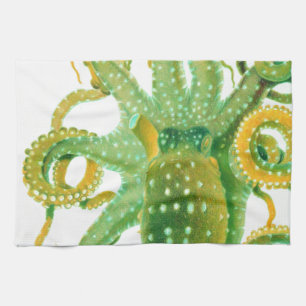 Linge De Cuisine poulpe vert