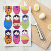 Linge De Cuisine Poupée de Babushka (Quart Plié)