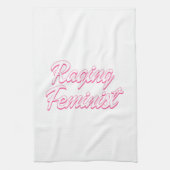 Linge De Cuisine Poupée féministe en colère (Vertical)