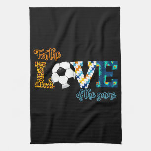 Linge De Cuisine Pour L'Amour Du Jeu Soccer Maman Leopard