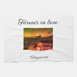 Linge De Cuisine Pour toujours en amour ajouter photo de couple mar