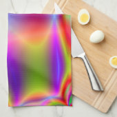 Linge De Cuisine Pour toujours fractale de couleur (Quart Plié)