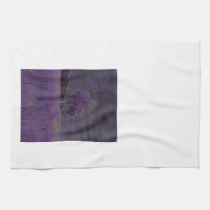 Linge De Cuisine Pourpre abstrait de nature et arbre et fleurs de