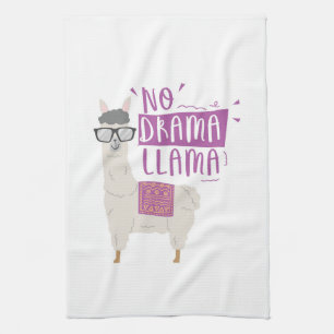 Linge De Cuisine Pourpre aucun lama de drame
