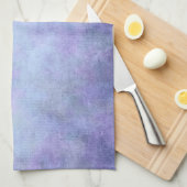 Linge De Cuisine Pourpre, bleu turquoise, Aqua, et aquarelle (Quart Plié)