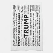 Linge De Cuisine Pourquoi je vote pour Donald Trump (Vertical)