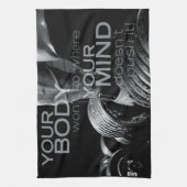 Linge De Cuisine Pousser votre esprit et votre corps - Motivation d (Vertical)