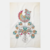 Linge De Cuisine poussin chic Boho sur fleur (Vertical)