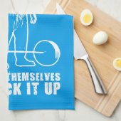 Linge De Cuisine POUVOIR - Motivation de la musculation (Quart Plié)
