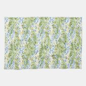 Linge De Cuisine Prairie aux Fleurs Bleues (Horizontal)