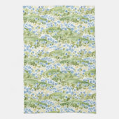 Linge De Cuisine Prairie aux Fleurs Bleues (Vertical)