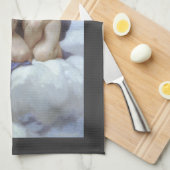 Linge De Cuisine Premier Baiser par Bouguereau, Anges victoriens d' (Quart Plié)