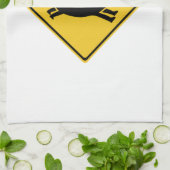 Linge De Cuisine Prenez garde des sangliers, poteau de (Plié)