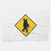 Linge De Cuisine Prenez garde des sangliers, poteau de (Horizontal)