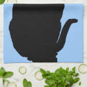 Linge De Cuisine Prenez garde du chat noir (Plié)