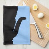 Linge De Cuisine Prenez garde du chat noir (Quart Plié)