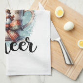 Linge De Cuisine Prenez une tasse de Noël Cheer (Quart Plié)