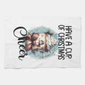 Linge De Cuisine Prenez une tasse de Noël Cheer (Horizontal)