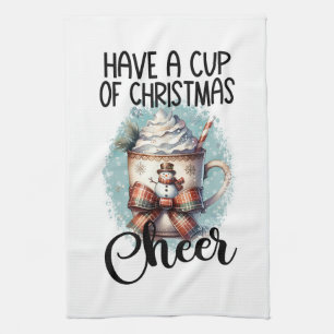 Linge De Cuisine Prenez une tasse de Noël Cheer