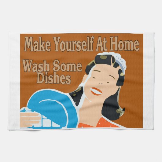 Linge De Cuisine Préparez-vous à la maison des plats de lavage (Horizontal)