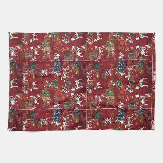 Linge De Cuisine Presse Dalmatian (Horizontal)