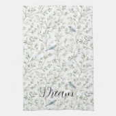 Linge De Cuisine Pretty Blue Birds Dream (Vertical)