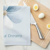 Linge De Cuisine Pretty Blue Flower (Quart Plié)