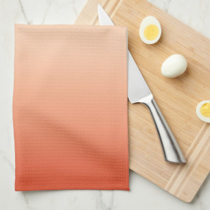 Linge De Cuisine Pretty Ombre Hot Summer Orange & Apricot Gradient