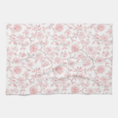 Linge De Cuisine Pretty Pink Roses Floral (Horizontal)