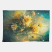 Linge De Cuisine Pretty Yellow Flowers  (Horizontal)