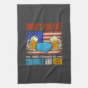 Linge De Cuisine Prévisions d'aujourd'hui Cornhole Et Bière
