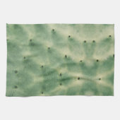 Linge De Cuisine Prickly Pear Texture Pale Pastel Vert (Horizontal)