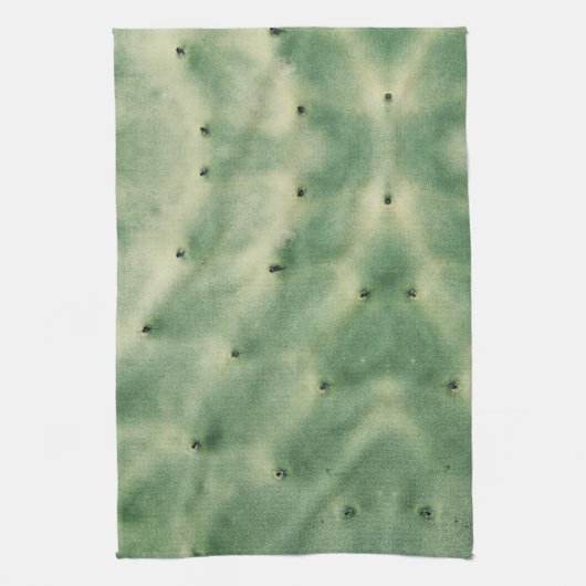 Linge De Cuisine Prickly Pear Texture Pale Pastel Vert (Vertical)