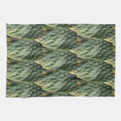 Linge De Cuisine Prickly Pear Texture Pale Pastel Vert (Horizontal)