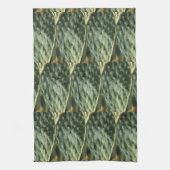 Linge De Cuisine Prickly Pear Texture Pale Pastel Vert (Vertical)