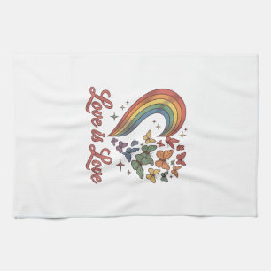 Linge De Cuisine Pride Papillon Cœur L'Amour Est L'Amour Conception
