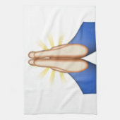 Linge De Cuisine prier émoji (Vertical)