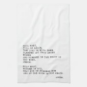 Linge De Cuisine Prière de Hail Mary (Vertical)