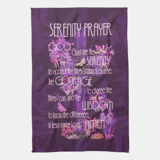 Linge De Cuisine Prière de sérénité (Vertical)